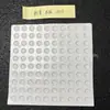 Partículas Anticolisión de Silicona Transparente Junta de Silicona para Puerta de Gabinete Almohadilla para Pies de Muebles y Electrodomésticos Silenciador de Manija de Puerta Silicona Absorbente de Choques