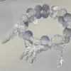 Coelho Osmanthus Olhando a Lua Osmanthus Dourado Pulseira de Contas Perfumada Feminina Edição Limitada Festival do Meio Outono Estilo Chinês Presente de Casal Joia de Mão Novo Estilo Chinês
