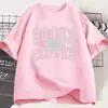 Camiseta Retrô Casual de Manga Curta Livros e Café para Homens e Mulheres Presente para Amante de Livros e Café Top de Manga Curta Dia