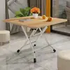 Mesa Dobrável para Uso Doméstico, Mesa de Jantar, Mesa Dobrável Simples para Apartamentos de Aluguel, Mesa Pequena para Dormitório Estudantil, Mesa Quadrada Minimalista