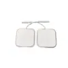 Electrodos de fisioterapia universales 5*5cm tela no tejida autoadhesivos tipo pin dispositivo de electroterapia de baja frecuencia parche de masaje fabricante