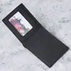 Billetera Corta de Lona para Hombre, Billetera Pequeña para Hombre, Billetera de Cuero para Hombre, Billetera Ultradelgada para Hombre, Portatarjetas, Billetera al por Mayor, Portatarjetas