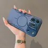 Aplicable para iPhone 18 Pro Max Skin-Feel Mate Soporte de Lente Funda Magnética para Teléfono Apple 17 Funda Protectora Integral