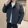 Nova Jaqueta Masculina para Primavera e Outono, Jaqueta Workwear Elegante com Gola Alta, Bonita e Versátil, À Prova de Vento, Toque de Luxo