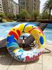 Con Asa Flotador Gordo Anillo de Natación Inflable Cyber Celebrante Salvavidas Anillo de Natación Adulto Engrosado Anillo Axilar para Hombres y Mujeres