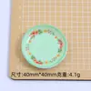 Plato de Flor Simulada Juguete de Comida Creativo Dibujos Animados Hecho a Mano Accesorios de Joyería DIY Paquete de Materiales de Accesorios Pequeños de Resina de Pegamento de Crema