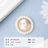 Acessórios de tricô de lã de desenho animado acessórios de broche bolsa pronta acessórios para bolso de roupa acessórios de decoração para roupas de bebê