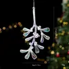 Nuevo Colgante de Copo de Nieve y Alce de Acrílico Colorido para Árbol de Navidad Decoraciones Navideñas DIY Adornos para Colgar en la Ventana