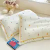 Funda de almohada de gasa arrugada de algodón para niños Funda de almohada de látex para bebé 30X50CM Funda interior para cojín de siesta de jardín de infancia