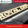Fabricantes fornecem publicidade de porta caracteres luminosos aço inoxidável Seiko caracteres luminosos com retroiluminação LED produção de outdoors caracteres de assinatura
