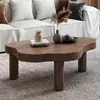 Nova Mesa de Centro em Formato de Nuvem para Uso Doméstico, Minimalista Nórdico Moderno Pequeno Apartamento Mesa de Chá com Formato Irregular, Estilo Creme Mesa Famosa na Internet