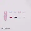 Gravata Borboleta Mini Gola Fluida Decorações para Unhas Resina Pequenos Acessórios Materiais DIY Acessórios para Unhas Vestíveis Strass Versátil
