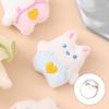 Primavera y verano nuevo broche de conejo felpa lindo animal pequeño caricatura japonés ropa de niñas zapatos colgante de bolso pequeño regalo