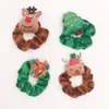 Sombrero de Atmósfera Navideña: Reno, Árbol de Navidad, Ligas para el Cabello de Peluche, Festivas y Lindas, Ligas de Terciopelo que No Dañan