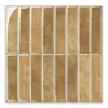 Pegatinas de Pared tipo Azulejo Imitación para Cocina Autoadhesivas Engrosadas Ignífugas Estéreo 3D Adhesivo Pegatinas de Pared Impermeables, a Prueba de Humedad y a Prueba de Moho