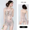Conjunto de Lencería Sexy Dz Guiruo Espalda Descubierta con Cordones Puro Deseo Tentación Camisola Top y Shorts para Mujer 4036