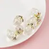 Nuevo Agujero para Colgar Fresa Chapada Accesorios Resina DIY Accesorios para Joyería Cadena de Teléfono Móvil Llavero Colgante Colgante