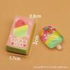 Mini artículos de simulación, helado, paleta, casa de muñecas, modelo, adornos, juguetes de casa de juego, supermercado en miniatura, bocadillos, juego