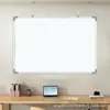 Quadro branco de escrita dupla face para pendurar, quadro negro pequeno para ensino em casa, adesivo de quadro negro apagável, magnético de face única e dupla face