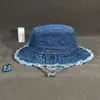 En stock Algodón Puro Lavado Sombrero de Pescador con Volantes Hyun-a Sombrero de Cubo para Mujer para Compras y Viajes Sombrero de Sol Personalizado de Moda