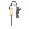 Calidad Guangdong Supervivencia Estilo Camping Pedernal Barra de Magnesio Superviviente Paracord Rascador Palo de Fuego Mango de Madera Set de Pedernal