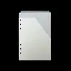 Insertos para carpeta A5, bolsillos de almacenamiento, bolsillos separadores, separadores de página para agenda, recambios para carpeta