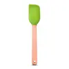 Espátula de silicona colorida, brocha para aceite de repostería, herramientas para preparación de alimentos infantiles juego de 5 piezas, mini utensilios de cocina para hornear, cuchara para mermelada
