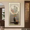 Caqui Caqui Como Desees Pintura Decorativa de Entrada Nuevo Estilo Chino Buen Significado Pintura Colgante de Pared para Entrada Puerta Principal Pasillo Sala de Estar