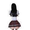 Cadena de Miel Lencería Sexy JK Uniforme Sexy de Estudiante Cos Falda Tentación Agua Muerta con Falda Plisada Conjunto a Cuadros