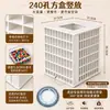 Caixa de Armazenamento de Miçangas Perler para Mesa Prateleira Organizadora Compartimentada Rotatória de Miçangas Perler Prateleira de Armazenamento de Grande Capacidade Prateleira de Exibição
