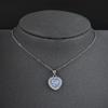 Europa y Estados Unidos comercio electrónico transfronterizo cadena o puerto azul viento corazón oceánico tendencia collar de mujer nicho exquisito x6471