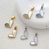 Colgante de amor blanco bobei natural chapado en oro real de 14 quilates, pulsera, collar, pendientes, accesorios, hecho a mano