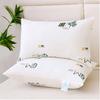 Almohada antibacteriana antiácaros de ajenjo explosivo de pluma de terciopelo que no se colapsa, núcleo de almohada unilateral para protección de la columna cervical, individual para hotel y estudiante
