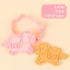 Molde para Galletas 3D con Texto del Año del Caballo Serie de Bendiciones, Molde para Estampar Fondant, Herramienta Realista para Hornear DIY