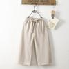 Calça Infantil 2026 Primavera e Outono Novo Estilo Casual Tendência Calça de Pernas Largas Moda Tendência Calça Flare para Meninas