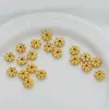 Artesanía Tradicional Cuentas Espaciadoras de Copo de Nieve Joyería Hecha a Mano Pulsera Collar Accesorios Cuentas Espaciadoras Accesorios DIY Venta al por Mayor
