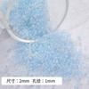 Cuentas Fantasma Dye Core de 2 mm Hecho a Mano DIY Pulsera de Cuentas Collar Material de Accesorios para Pulsera de Cuentas Collar