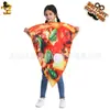 Disfraz de Rendimiento de Comida de Halloween para Niños Traje de Esponja Traje de Rendimiento de Pizza Traje de Cosplay de Pizza para Niños