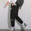 Pantalones de pana para hombre de otoño, pantalones deportivos, pantalones de chándal para hombre, holgados y versátiles, pantalones casuales de retazos, pantalones jogger, pantalones largos