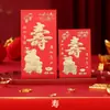 Envelopes Vermelhos do Ano Novo Chinês, Sacolas de Presente de Ano Novo, Envelopes de Presente de Casamento Criativos e Personalizados Universais, Tamanhos Grande e Pequeno, Boa Sorte e Prosperidade