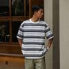 2024 Verano Nueva Moda Estilo Americano Retro Cuello Redondo Manga Corta Camiseta para Hombre Montaña Exterior Camiseta Base Hermosa Moderna Alta
