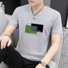 Atacado do Fabricante Camisetas de Manga Curta, Gola Redonda Marca da Moda Roupas Masculinas, Novas Tops Masculinos de Verão, Tops Estampados da Moda de Meia-Manga