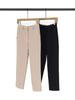 Además, selecciona cuidadosamente Pantalones Casuales Lisos de Principios de Otoño para Mujer, Ropa de Trabajo Pequeña, Versátiles Pantalones Rectos tipo Cigarrillo de Nueve Puntos que Adelgazan