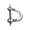Abrazadera de Tubo de PTFE Abrazadera de Tubo en U de Acero Inoxidable Galvanizado Marino de PTFE Pad de Teflón Fijo Procesamiento y Personalización
