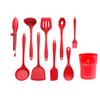 Nuevo Estilo Chino Juego Completo de Utensilios de Cocina de Silicona 11 Piezas Pala y Cuchara de Silicona Antiadherentes Herramientas de Cocina Juego de 11 Piezas Utensilios de Cocina
