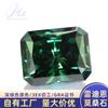 Cor Moissanite verde escuro avermelhado lapidado pedra nua não banhada cor caneta de teste excessivo com certificado código da cintura fábrica cabelo liso