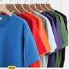 Camiseta de Verano 170g Algodón Puro Cuello Redondo Manga Corta para Hombre Camisa Publicitaria Camisa Cultural Uniforme de Grupo Venta al por Mayor Logo Bordado Impreso