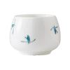 Taza de Té de Porcelana de Jade Blanco Pintada a Mano para Uso Doméstico, Taza de Té de Cerámica Individual de Alta Gama, Taza Especial para Maestro
