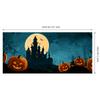 Banner de Halloween Tela Fluorescente para Colgar en la Puerta del Garaje para Celebrar la Noche de Halloween Decoración de Fiesta Tela de Fondo Dropshipping
