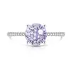 Anillo de Corte de Fuegos Artificiales con Piedras Preciosas de Colores Más Vendido en Tiktok para Mujeres, Chapado en Oro Real, Diamante de Alto Carbono, Anillo Moderno y Sencillo, Transmisión en Vivo, Envío Directo de Una Pieza